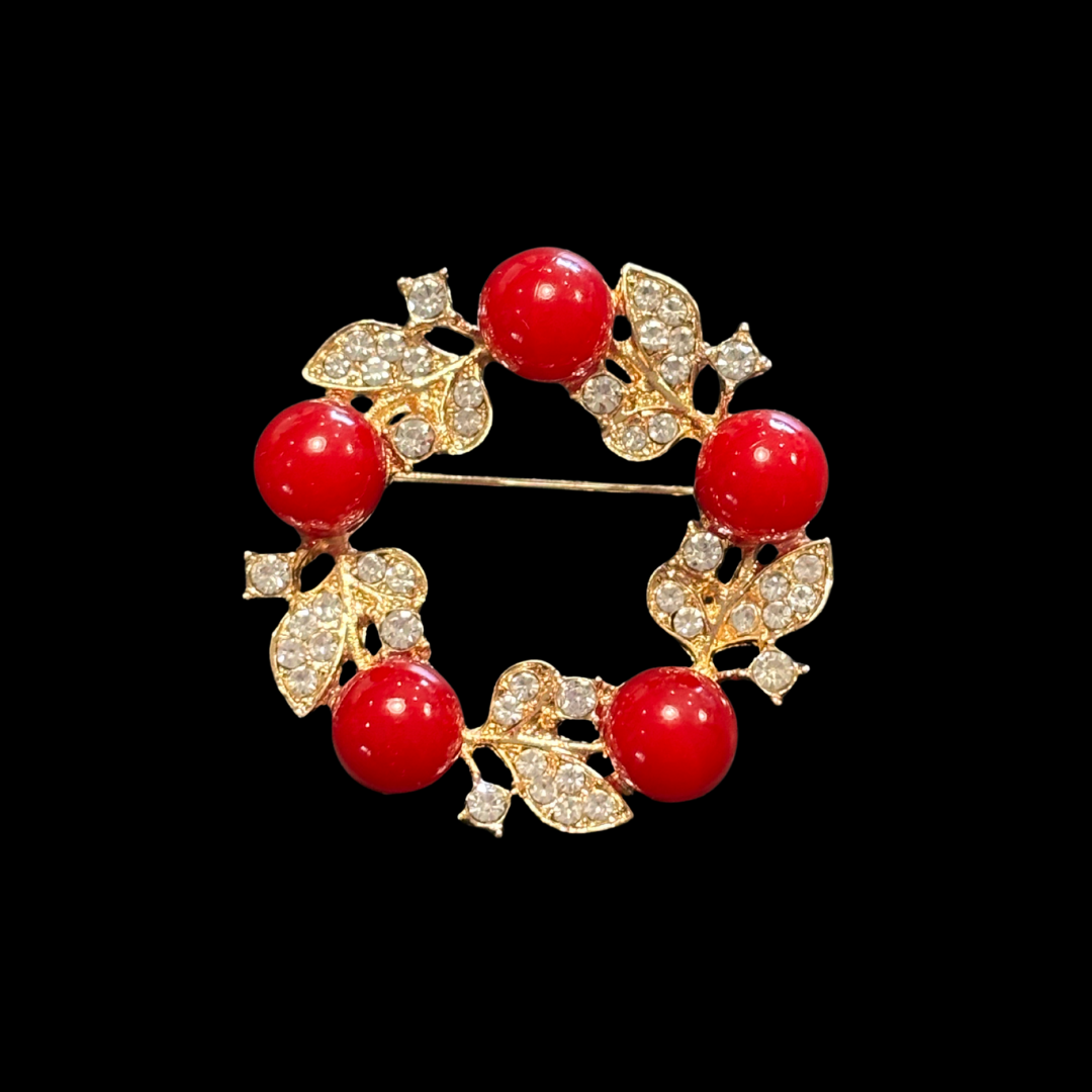 Cherry Belle Stock Pin