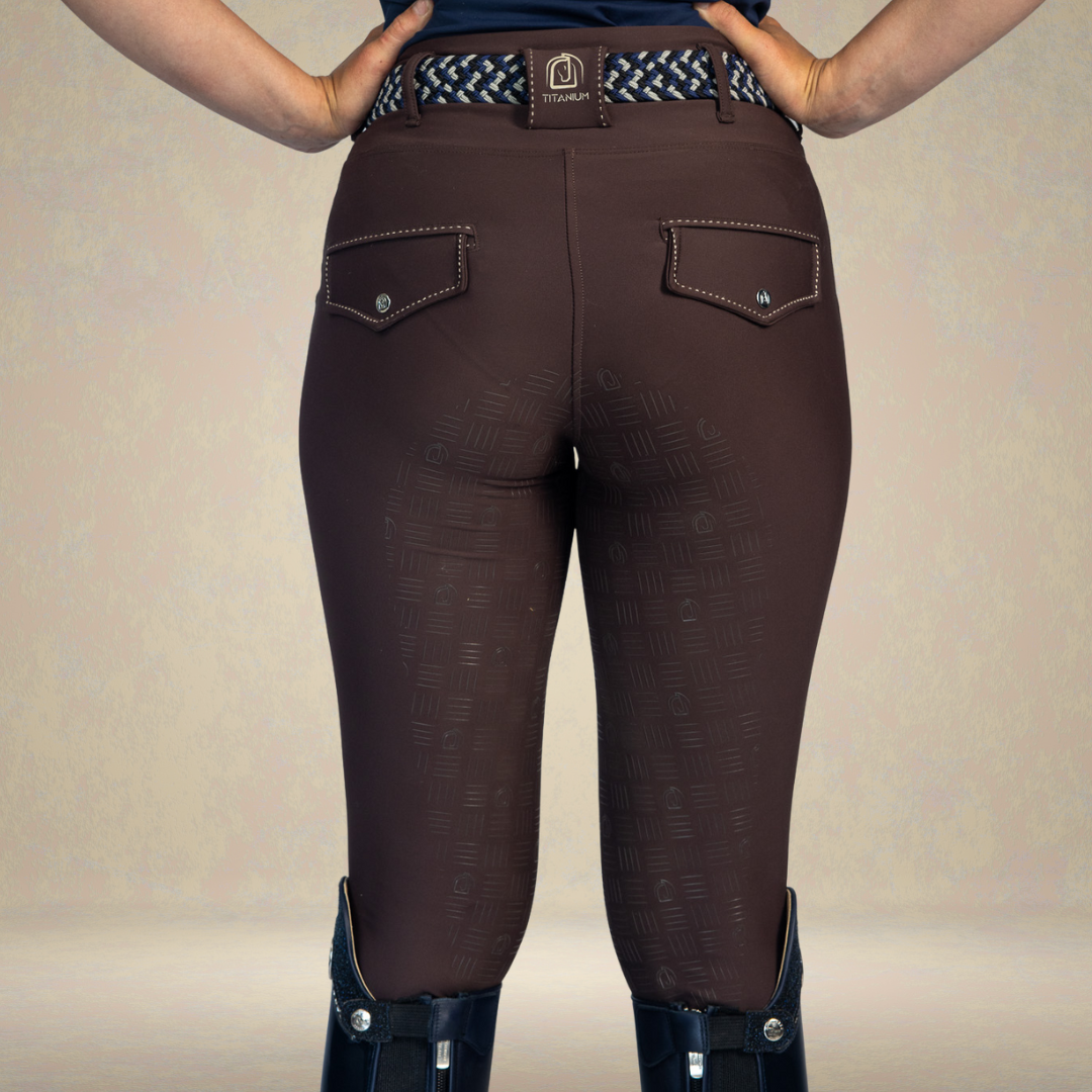 Titanium Performance Breeches - Chocolate