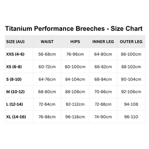 Titanium White Performance Breeches