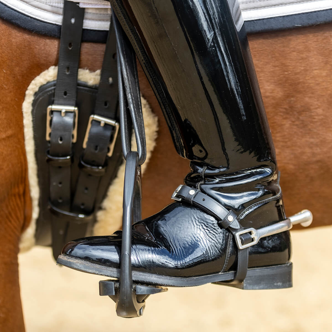 Deluxe-diamante-leather-spur-straps-on