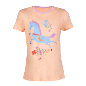 Flower Pony Girls Tee