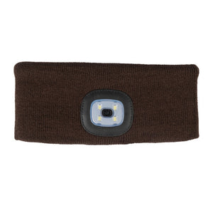 Winter Headband with Headlight