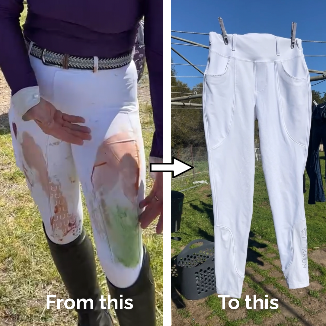 Titanium White Performance Breeches