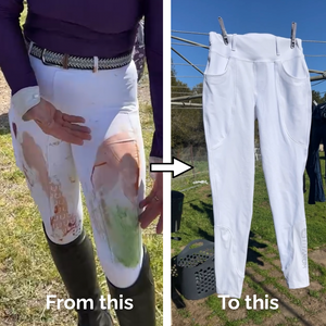 Titanium White Performance Breeches