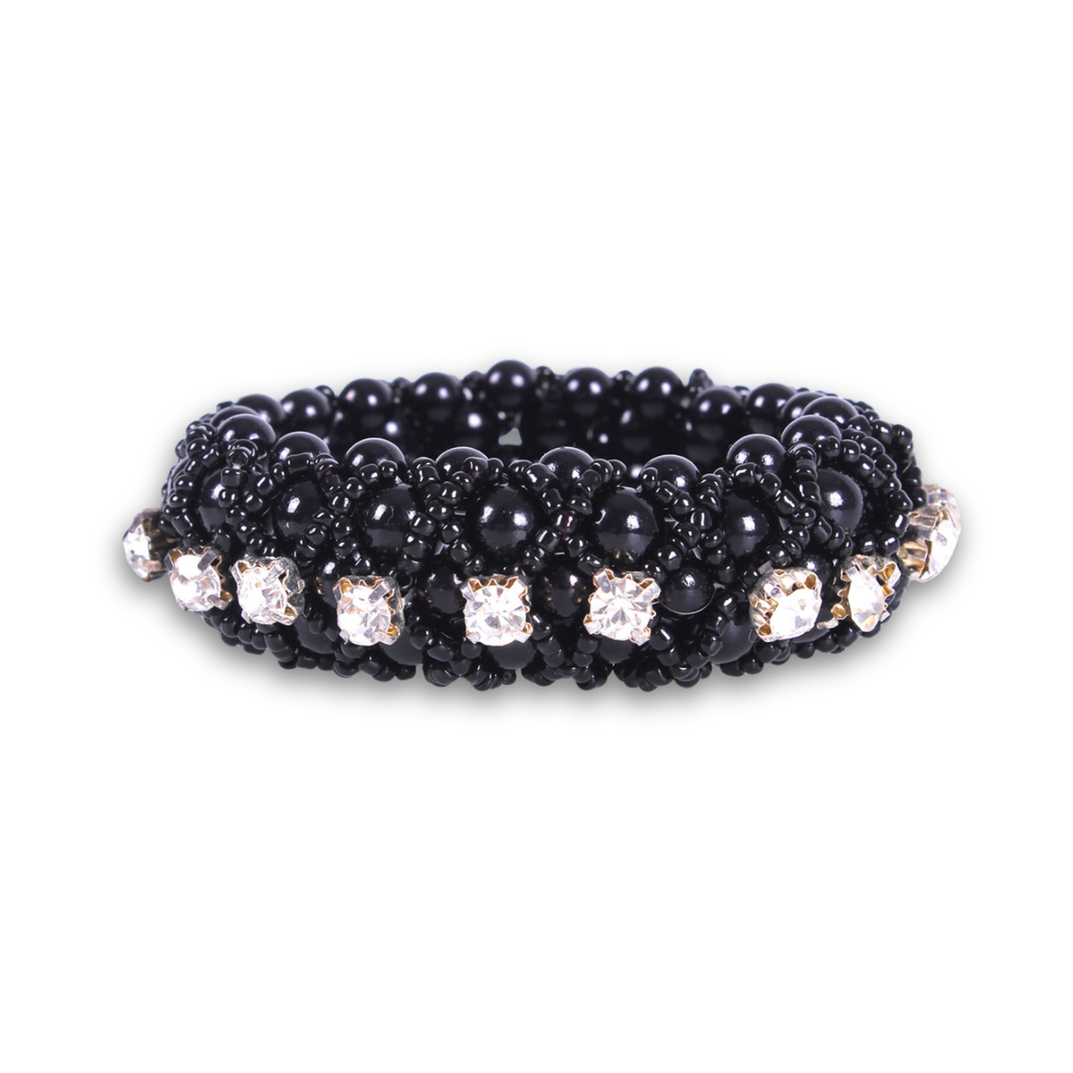 Pearl and Diamante Hair Scrunchie