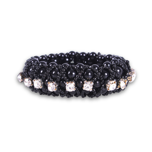 Pearl and Diamante Hair Scrunchie