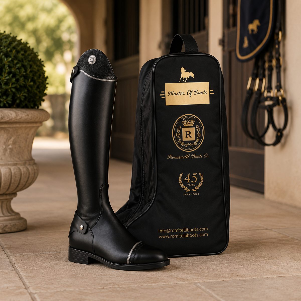 Romitelli Tall Boot Bag