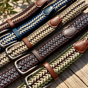 Titanium Braided Stretch Belt