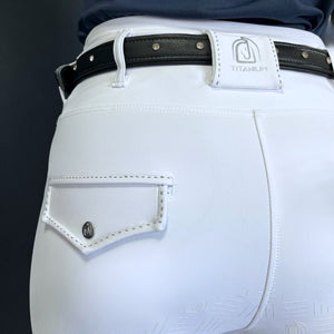 Titanium White Performance Breeches