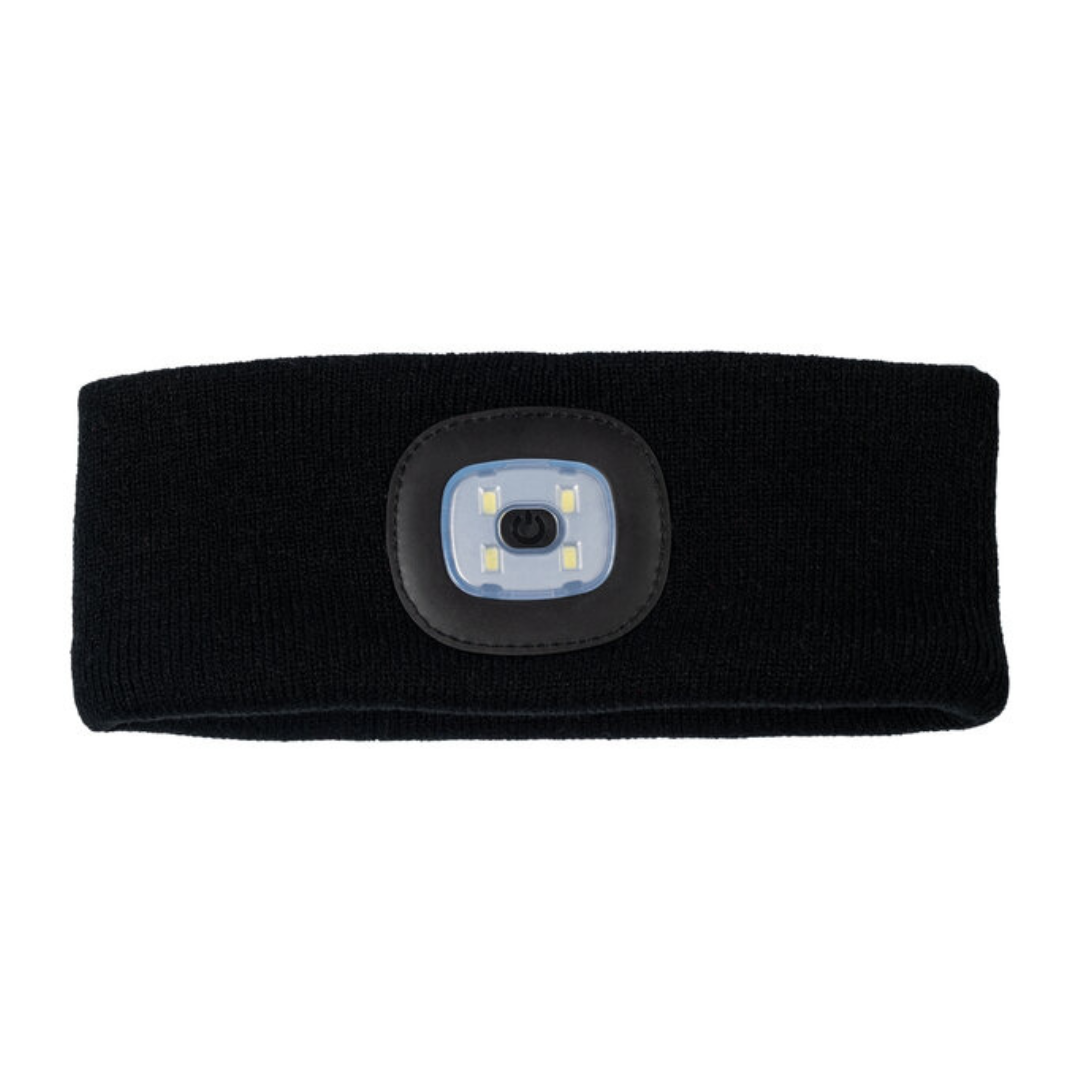 Winter Headband with Headlight