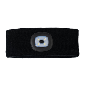 Winter Headband with Headlight